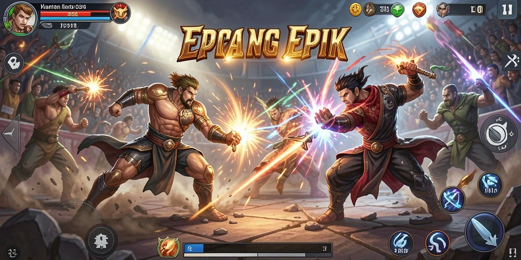 Screenshot gameplay yang menunjukkan aksi pertarungan yang mendebarkan di 33L.