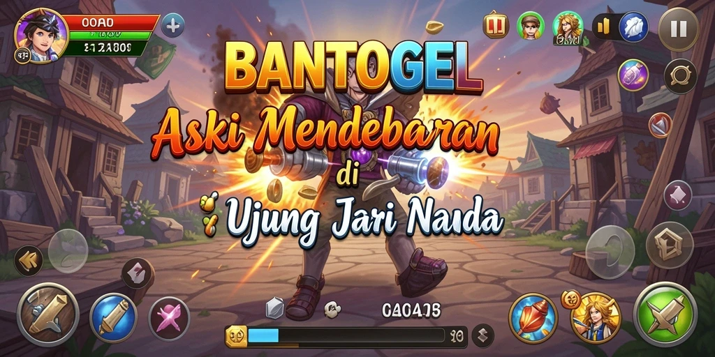 Tangkapan layar BANTOGEL dengan aksi mendebarkan di gameplay.