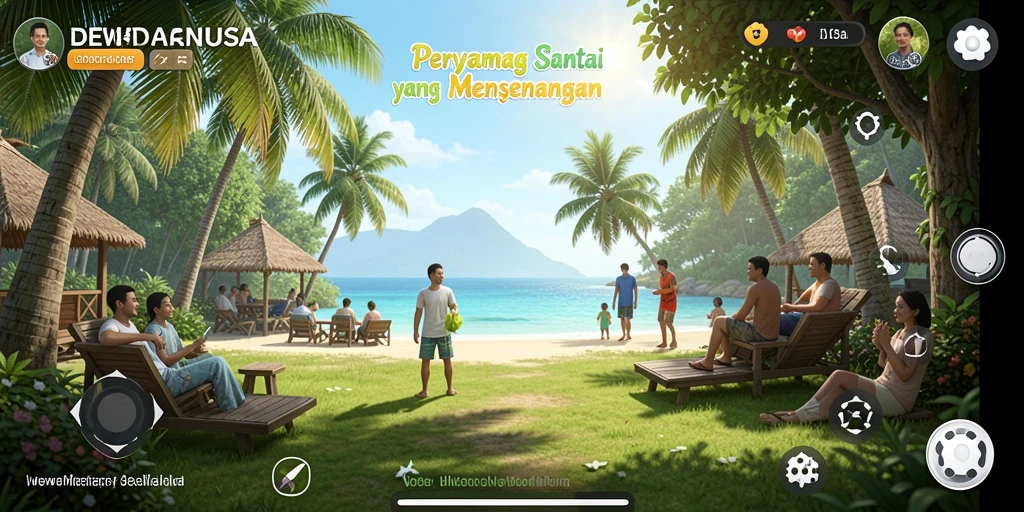 Tampilan gameplay menarik dari DEWANUSA dengan grafis yang memukau.