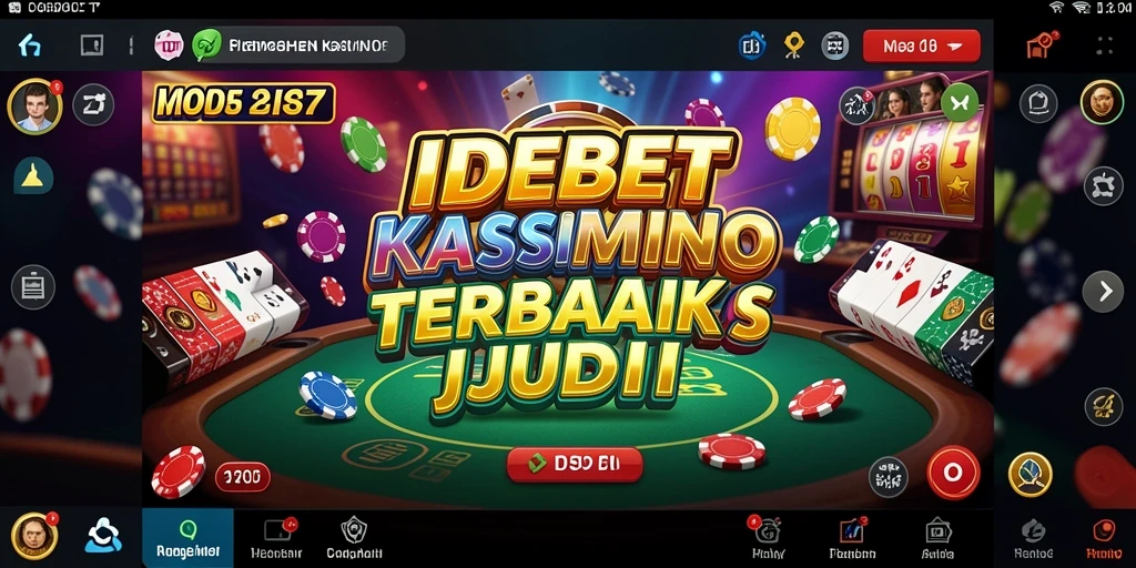 Tampilan menarik dari gameplay Kasino di IDEBET.