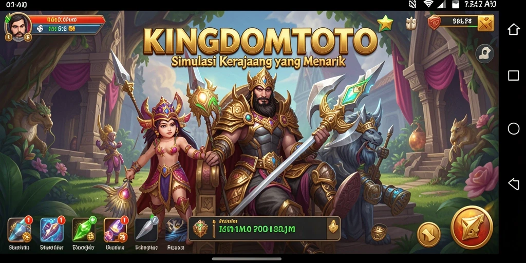 Gambaran menarik dari gameplay KINGDOMTOTO yang menampilkan strategi pembangunan.