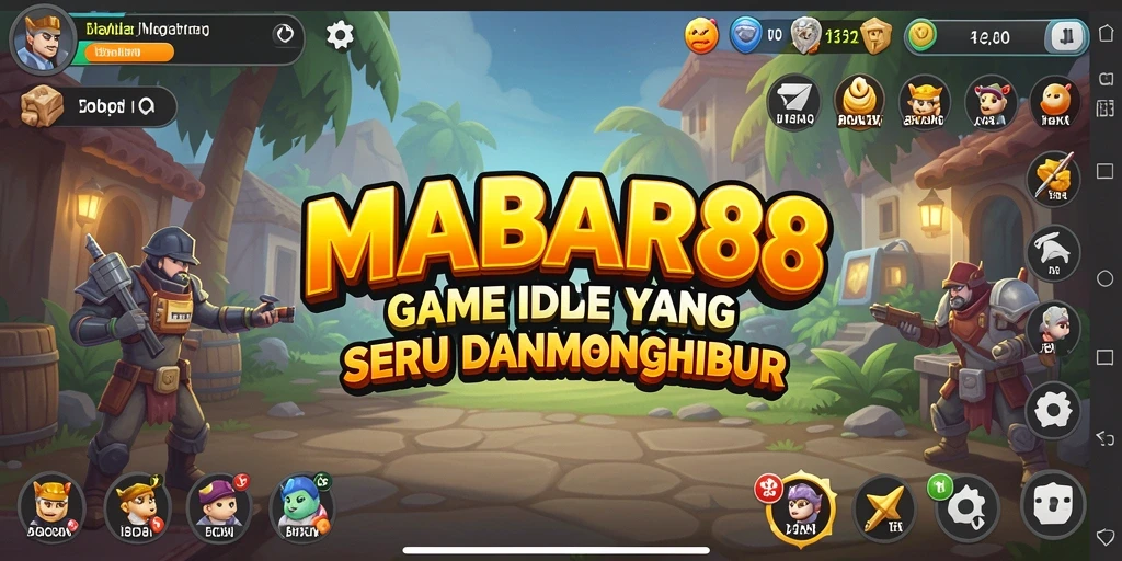 Tampilan gameplay MABAR88 dengan karakter dan sumber daya yang menghibur.
