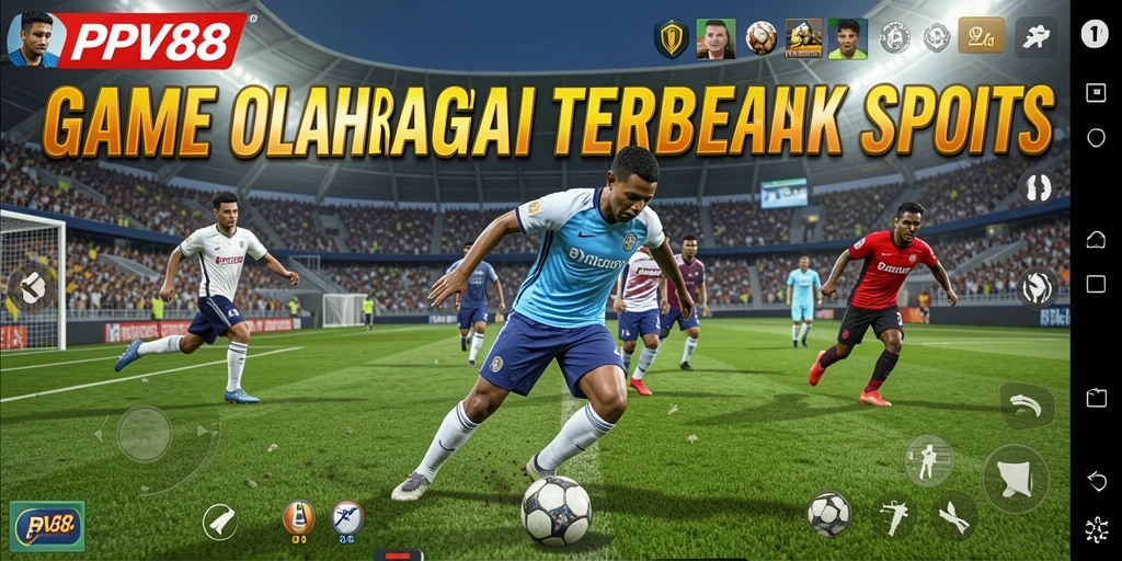 Screenshot PPV88 menampilkan aksi seru dalam pertandingan olahraga.