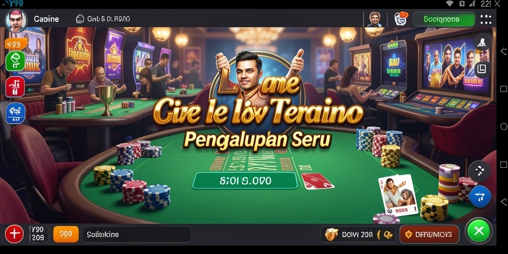 Tampilan gameplay Y89 yang mendebarkan dengan dealer langsung.